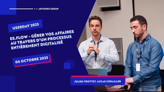 ⁣eS.Flow - Gérer vos affaires au travers d'un processus entièrement digitalisé