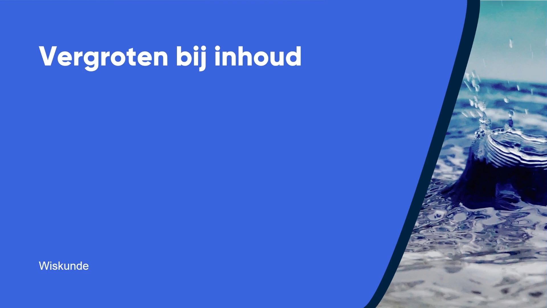 Vergroten bij inhoud