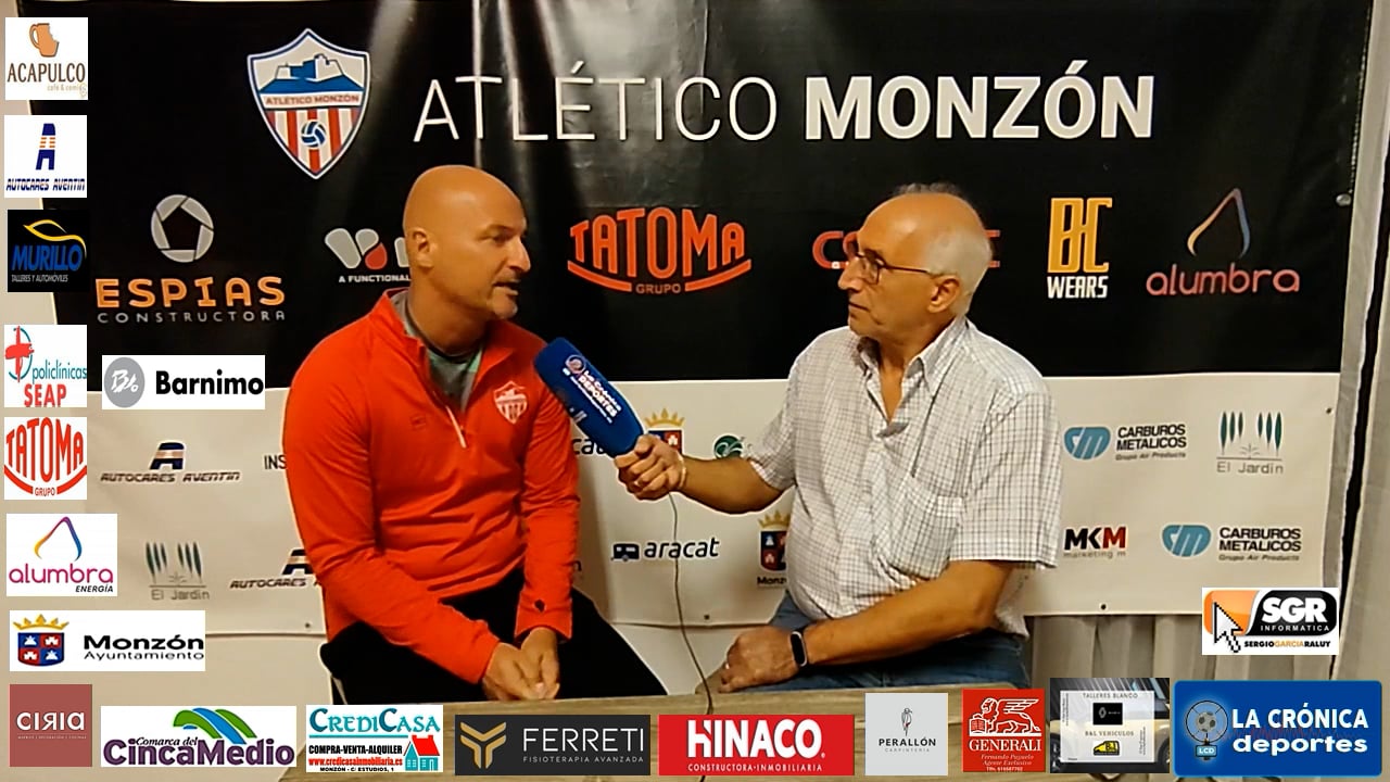 LA PREVIA / Huesca "B" - At.Monzón  / J 7 / Ismael Mariani (Entrenador At Monzón Alumbra) 3ª División