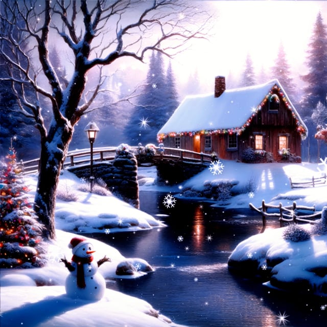Snowman, Christmas Tree, Trees. Free Stock Video - Pixabay