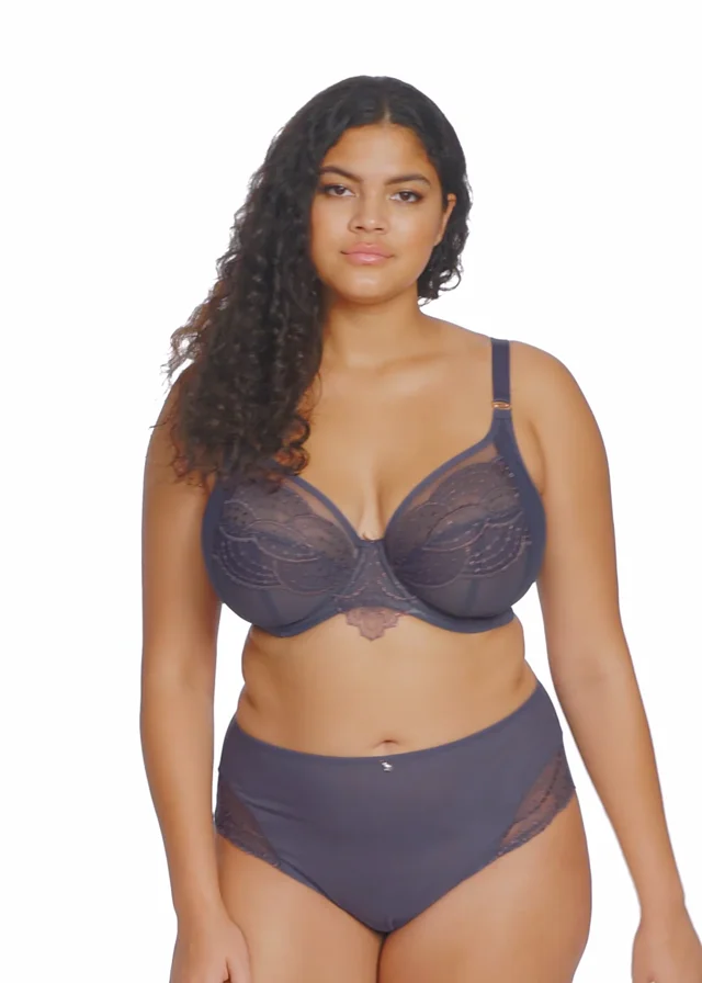 Elomi Priya Plunge bra G-M cup STORM –