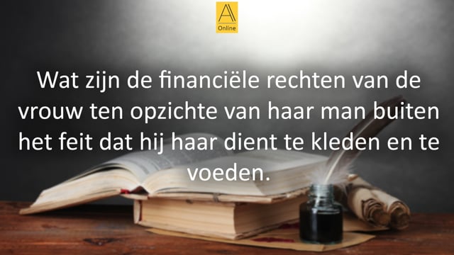 Financiële rechten van de vrouw