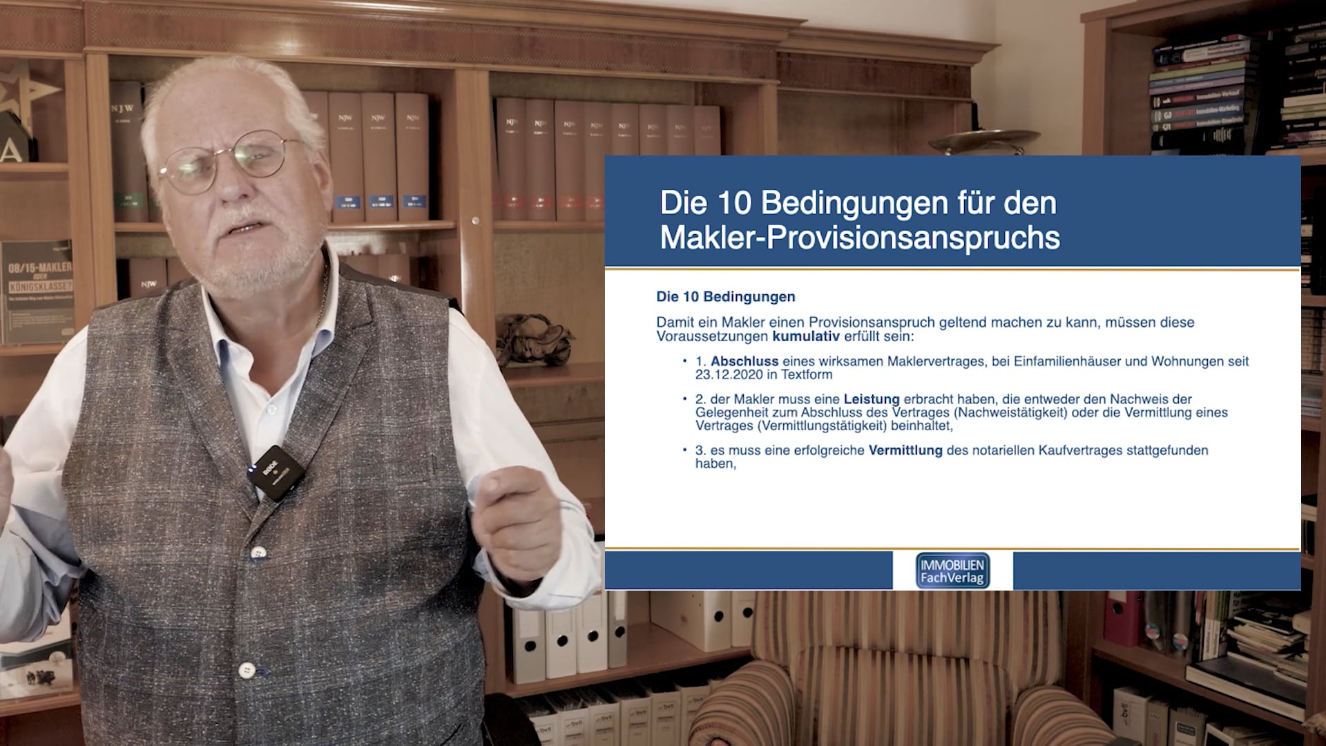 Voraussetzungen für den Makler-Provisionsanspruch
