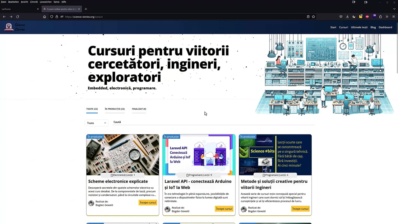 Integrarea unui dispozitiv ESP32 cu o aplicație Laravel pentru monitorizarea datelor de la senzori
