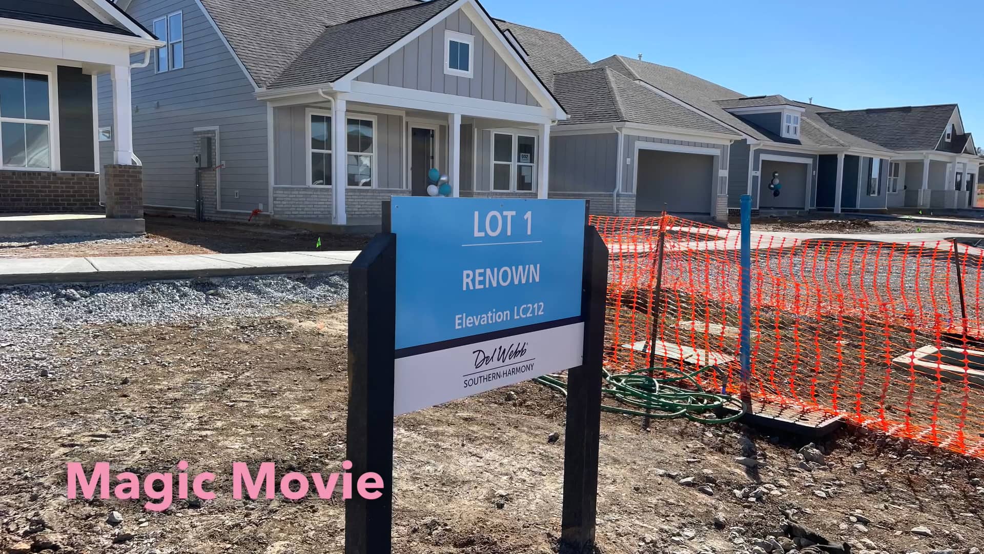 Del Webb Southern Harmony Renown floor plan under construction on Vimeo