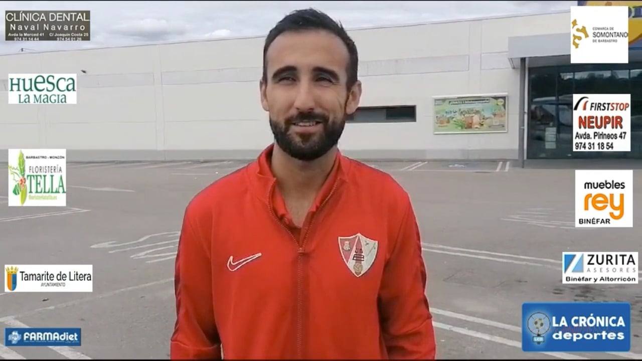 KIKE RAUSELL (Jugador Barbastro) Deportivo Aragón 0-2 UD Barbastro / Jor. 8 - Segunda Rfef