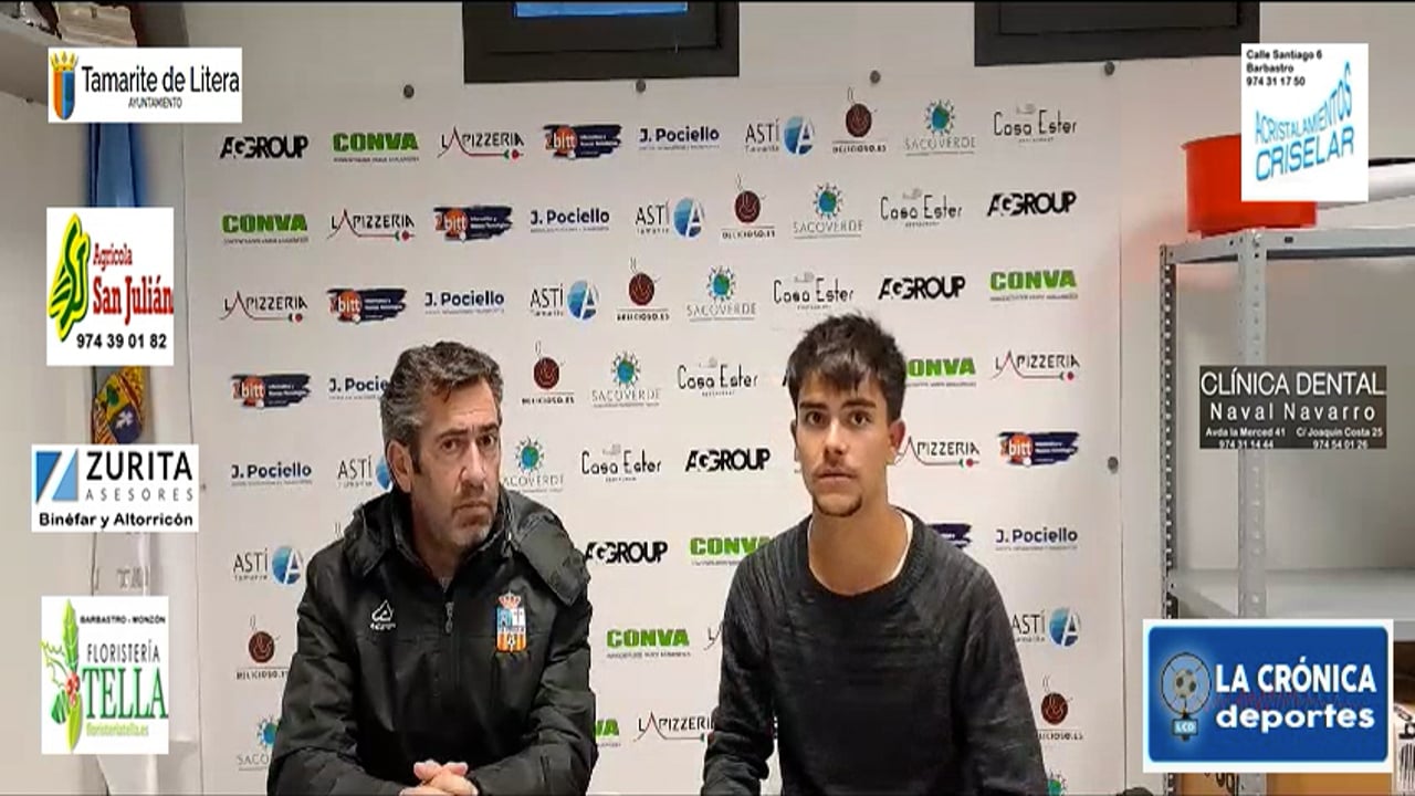 PITU LERGA (Entrenador Utrillas) CDJ Tamarite 4 - 1 CD Utrillas / Jor. 7 / Tercera Rfef