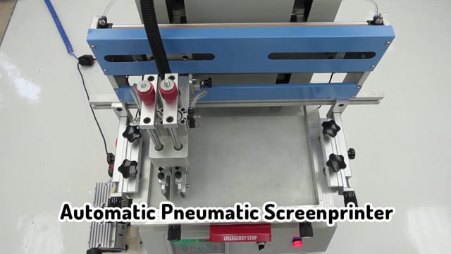 Automatic Flat Pneumatic Silkscreen Printer, High-speed Easy Operation Screen Printing