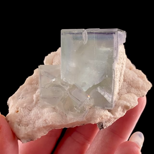 Fluorite on Dolomite