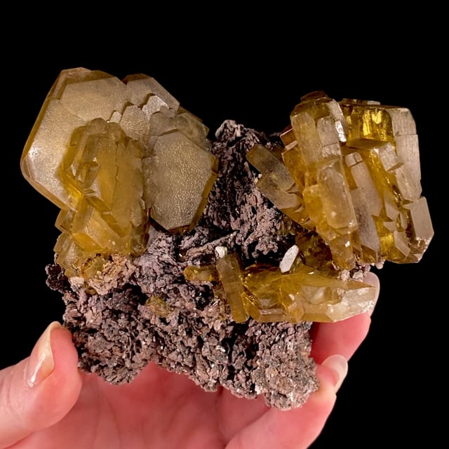 Baryte (fine gemmy crystals)