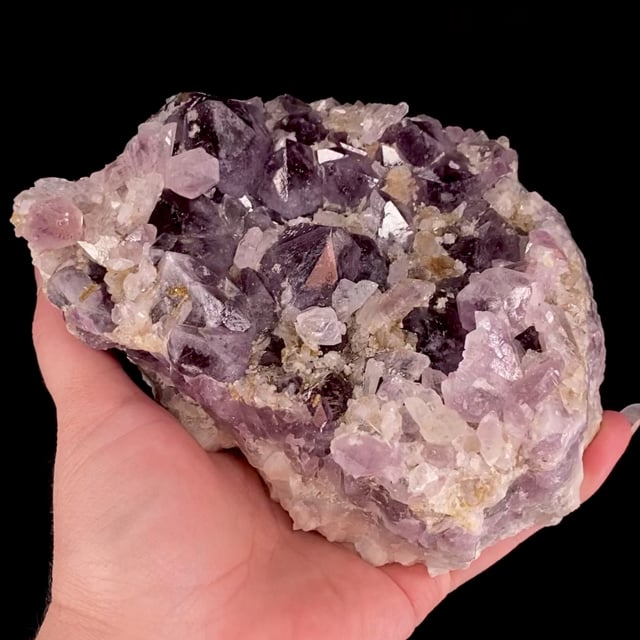 Quartz var: Amethyst (rare French locality)