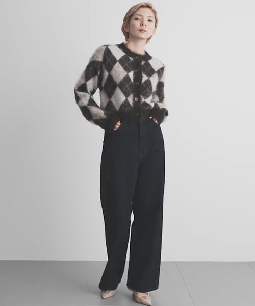 ショート丈ジャガードカーディガン | [公式]BRILL（ブリル）通販 