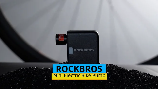 ROCKBROS Mini pompa ad aria elettrica portatile 100PSI compressore  ricaricabile gonfiatore per pneumatici per auto bici moto bicicletta pompa