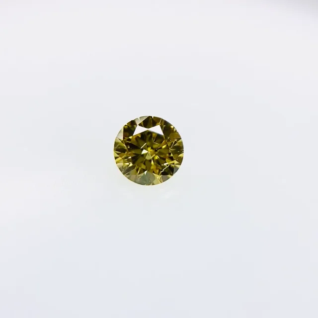 FANCY VIVID YELLOW 0.144ct RD/RT2336/CGL - R.T.Diamonds Co Ltd.