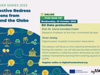Collective Redress and the GDPR – Speaker Series 2023 - 2023-10-25