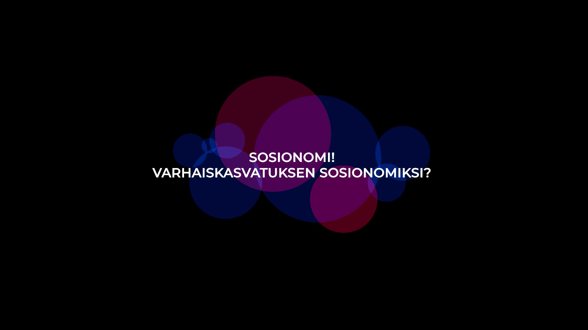 Savonia - Varhaiskasvatuksen Sosionomi