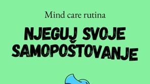 Njeguj svoje samopoštovanje