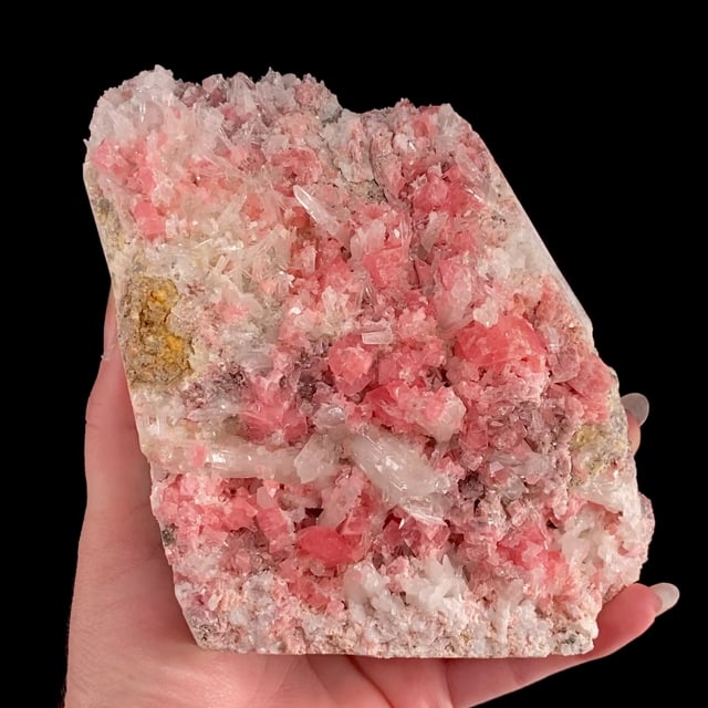 Rhodochrosite with Quartz