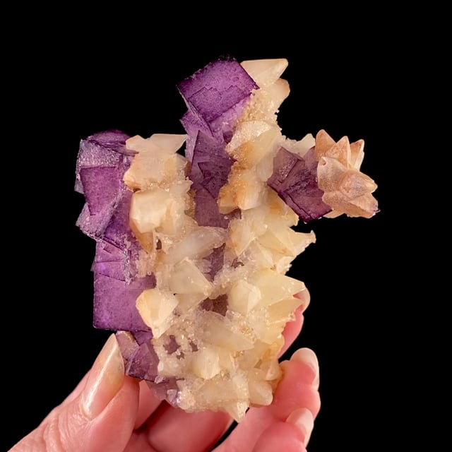 Fluorite with Calcite