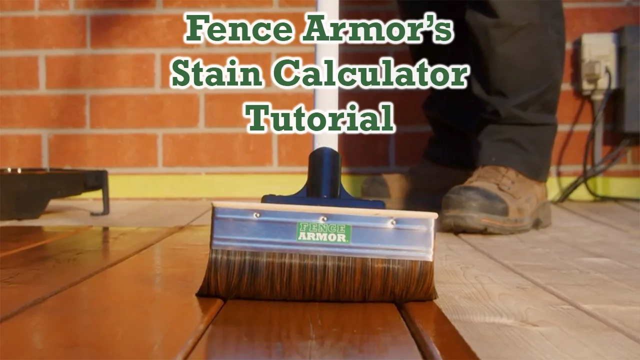 Easily Estimate Stain Needed Ultimate Fence Stain Calculator Fence