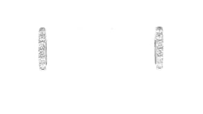 50 ct. t.w. Lab-Grown Diamond Hoop Earrings in Sterling Silver