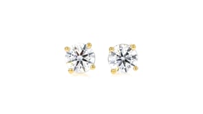 1.00 ct. t.w. Lab-Grown Diamond Stud Earrings in 18kt Gold Over Sterling