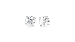 75 ct. t.w. Lab-Grown Diamond Stud Earrings in Sterling Silver
