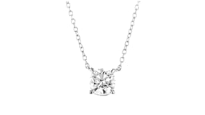 75 Carat Lab-Grown Diamond Solitaire Necklace in Sterling Silver