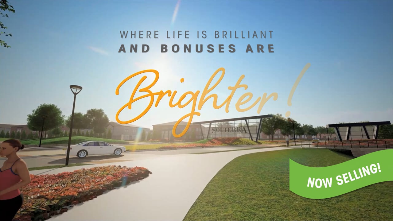 Video image: Realtors! Earn up to $4,500 in bonuses for selling new homes at Solterra Texas!