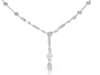 Diamond Lariat Necklace in 18K White Gold, 16&rdquo; &#40;6 3/4 ct. tw.&#41;