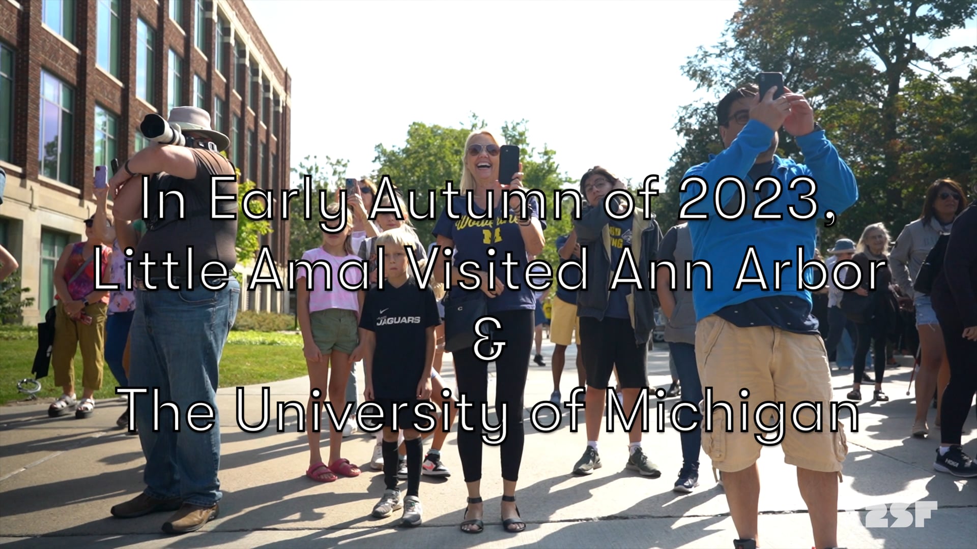 The Little Amal Walks Visits Ann Arbor Michigan