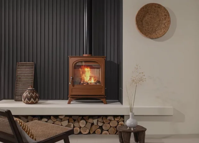 Coloured wood burning stoves - Arada Stoves