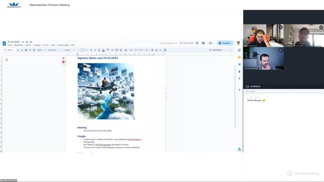 GA4 Updates, Urheberrecht von KI-Bilder, Enhanced Conversions für Google Ads, Bannerwerbung auf GMB-Profile, Kundenselektion als Freelancer und Agentur, A/B-Tests mit Michael Klein vom 23.10.23