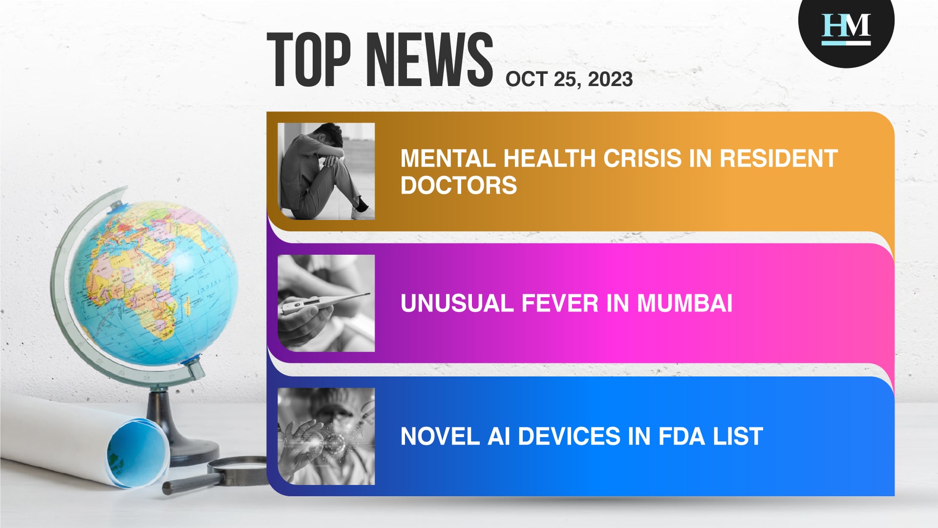 India: Mental Health Crisis in Resident Doctors of Maharashtra, and More