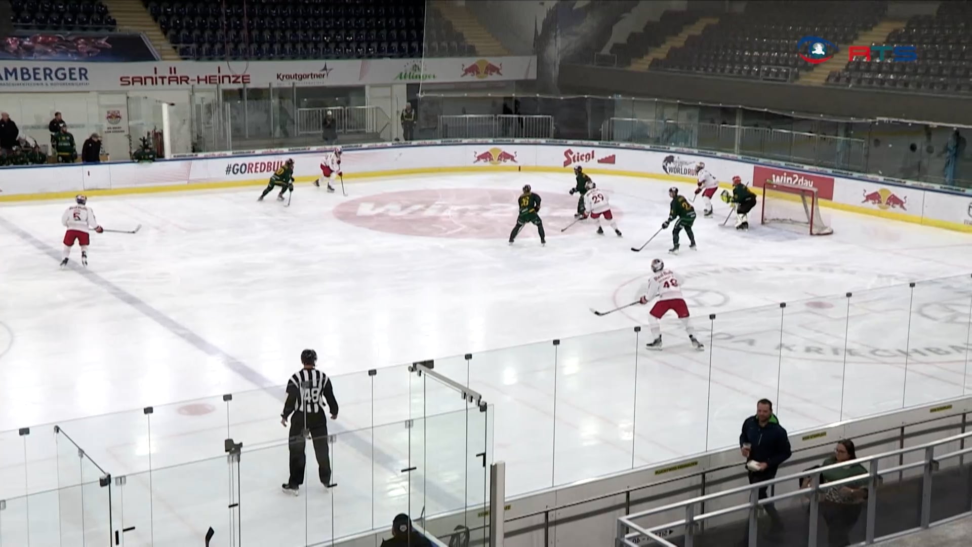 RTS Regional TV Salzburg Alps Hockey League Red Bull Juniors setzen sich gegen Lustenau durch