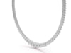 Lab Grown Diamond Riviera Necklace in 14K White Gold, 16&rdquo; &#40;20 ct. tw.&#41;