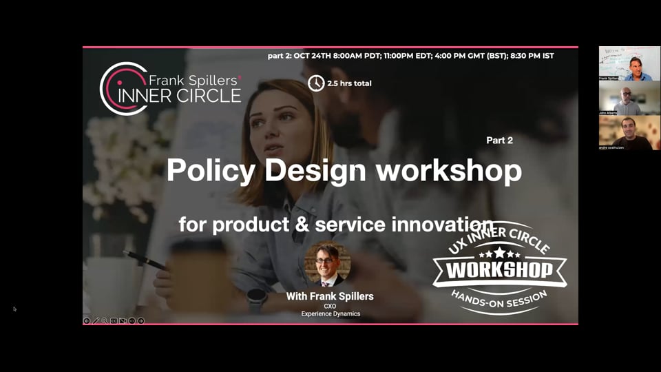 Policy Design workshop- part 2/2