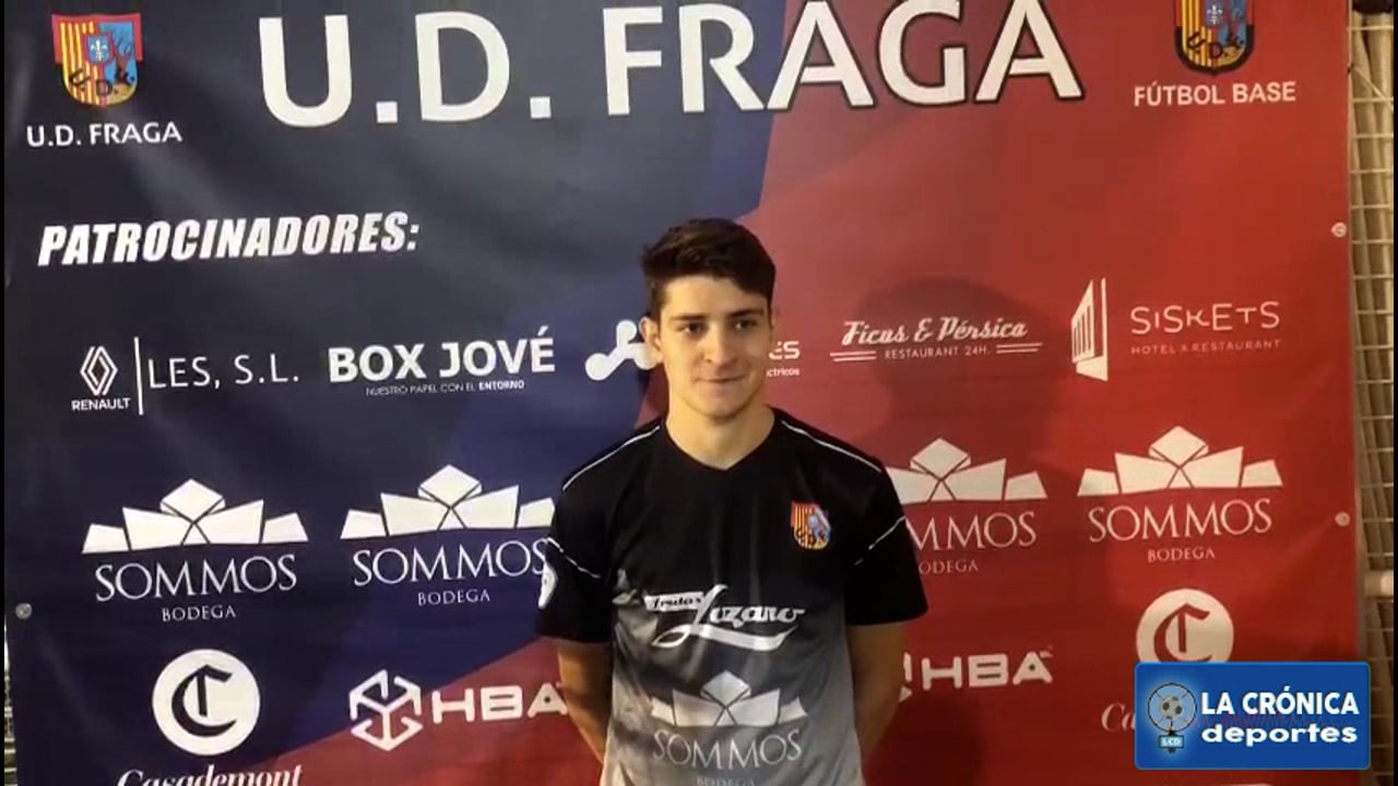 NACHO (Jugador Fraga B) "LA UD Fraga B se pone Líder del Grupo 2º de la Primera Regional"