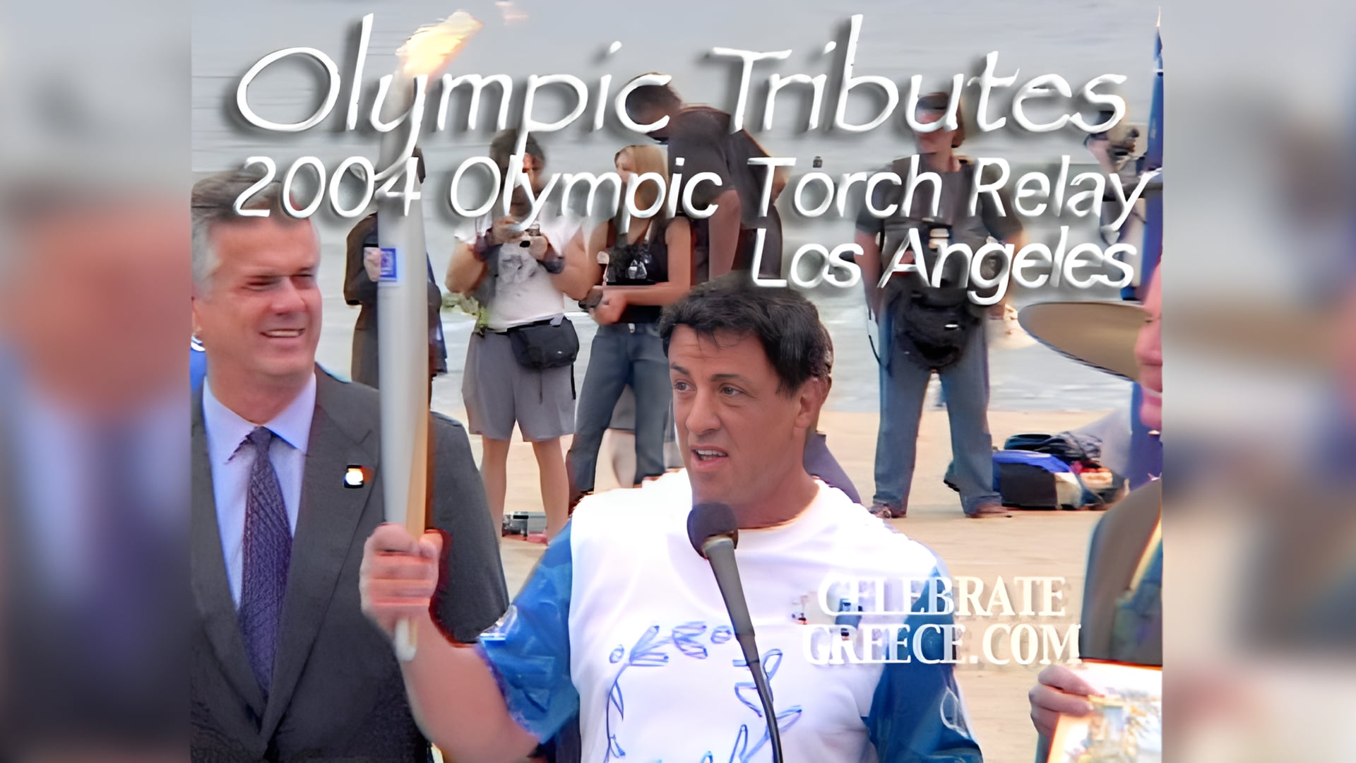 Athens 2004: Celebrity Olympic Torch Relay in Los Angeles (1 of 4)