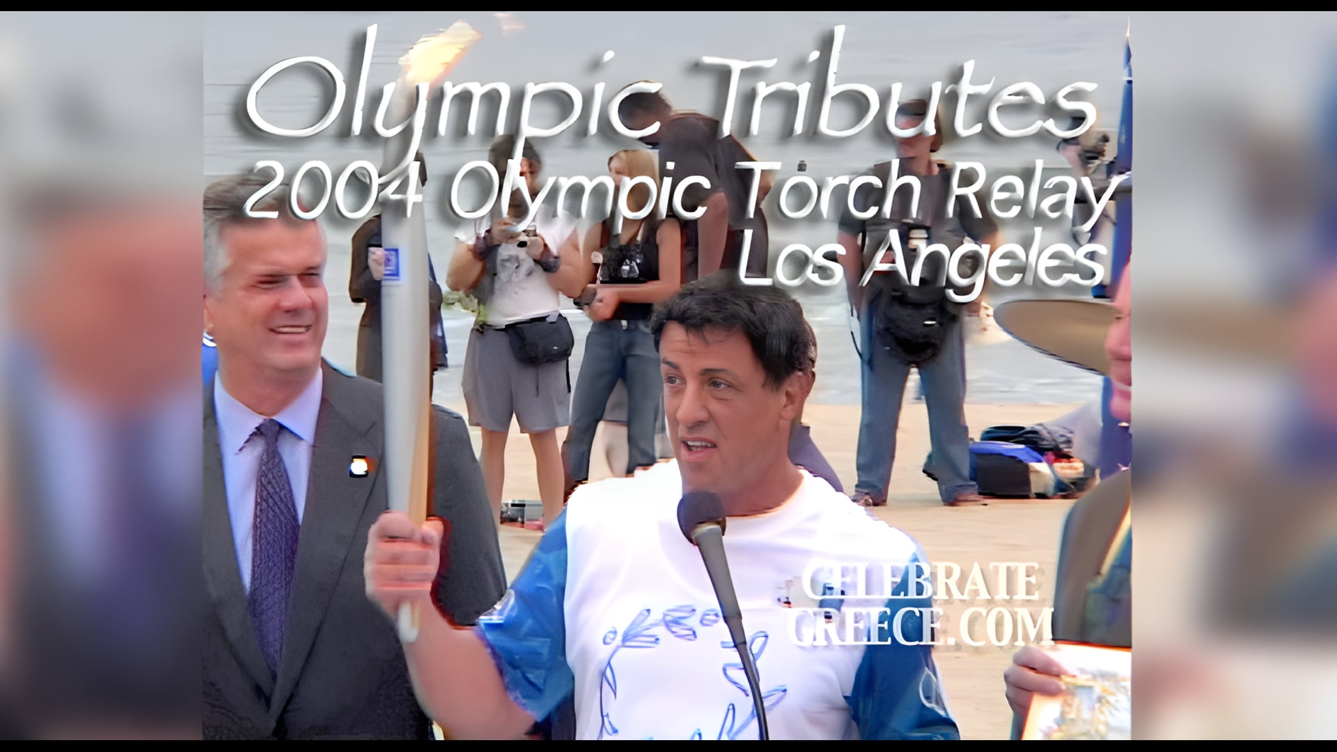Athens 2004: Celebrity Olympic Torch Relay in Los Angeles (1 of 4)