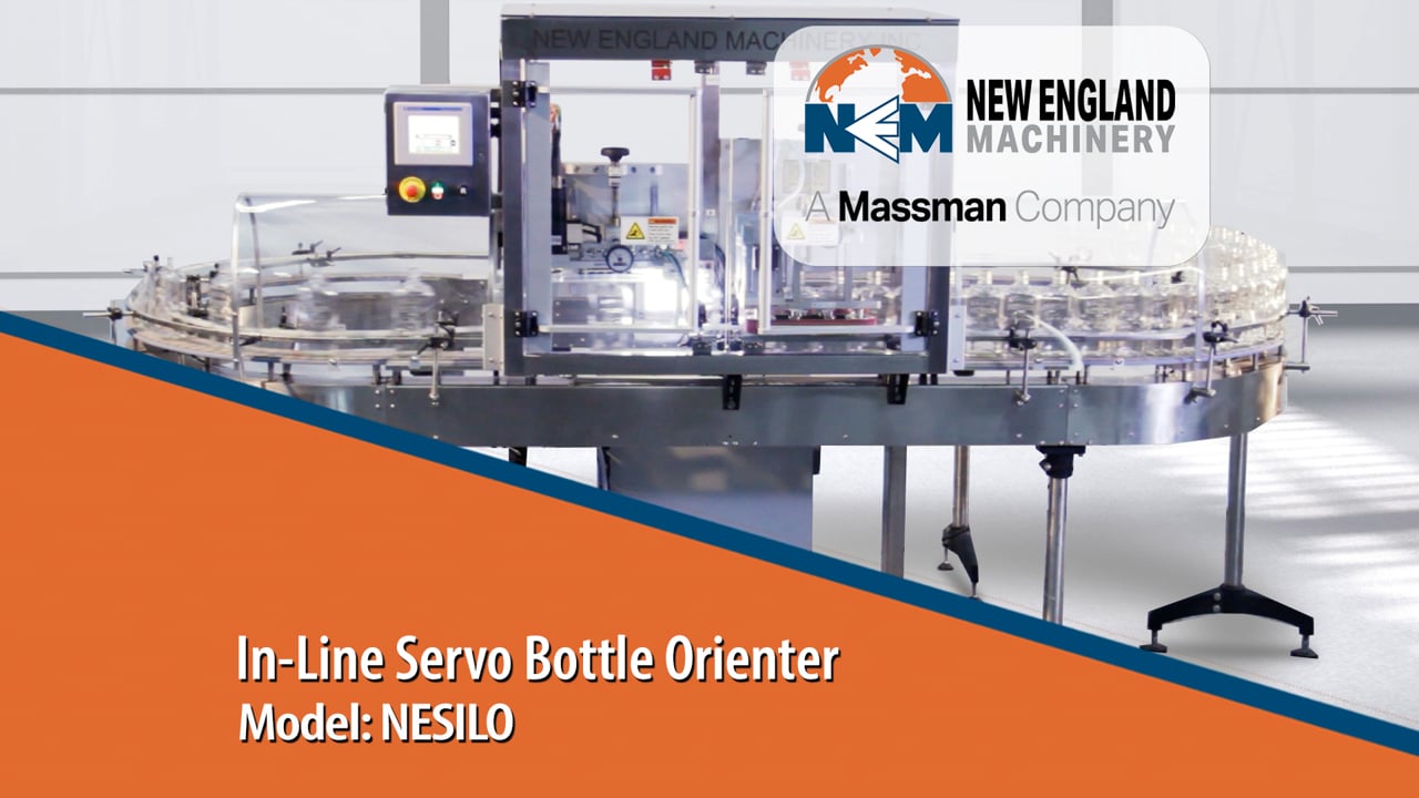 In-line servo bottle orienter.