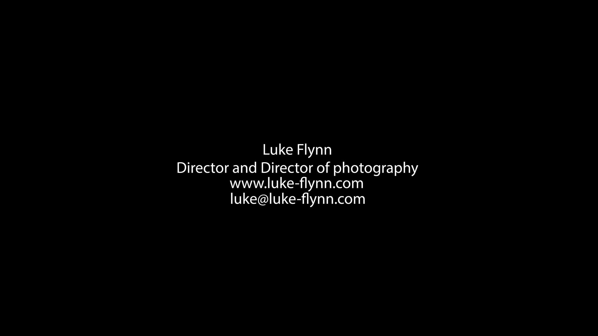 Luke Flynn - 2023 - Showreel