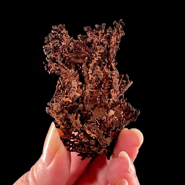 Copper (fine crystals) (''floater'' specimen)