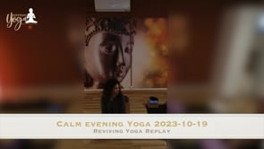 Calm evening yoga 2023-10-19