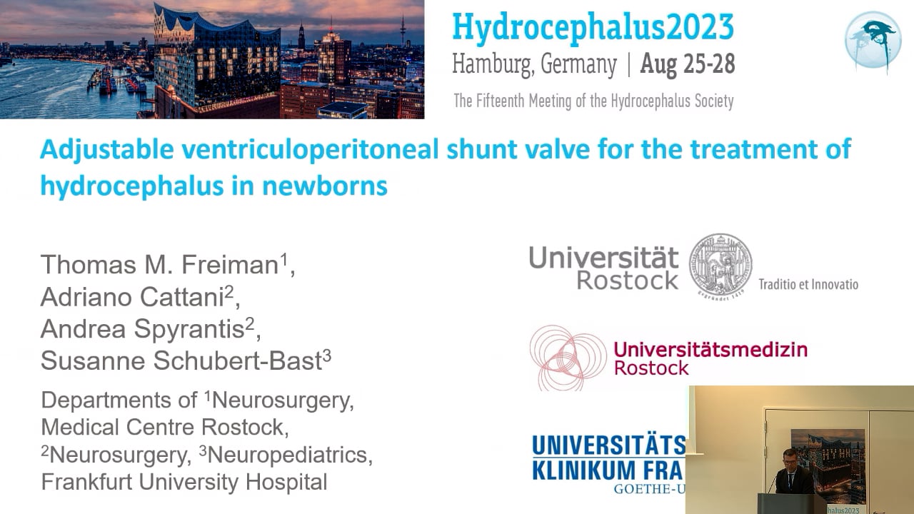 S6. Thomas Freiman - Adjustable ventriculoperitoneal shunt valve for the treatment of hydrocephalus in newborns