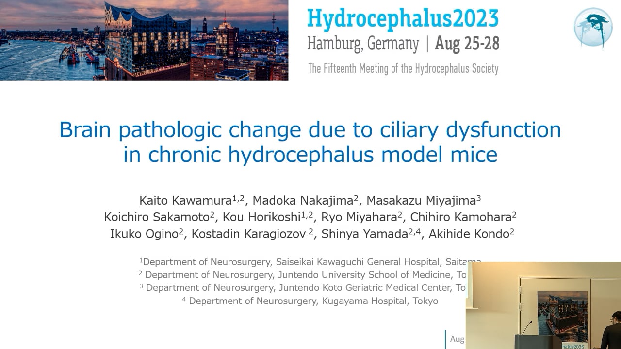 S8. Kaito Kawamura - Brain pathologic change due to ciliary dysfunction in chronic hydrocephalus model mice