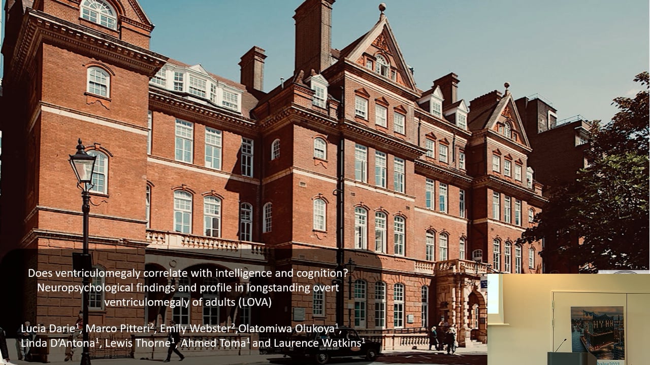 S11. Lucia Darie - Does ventriculomegaly correlate with intelligence and cognition, Neuropsychological findings and profile in l