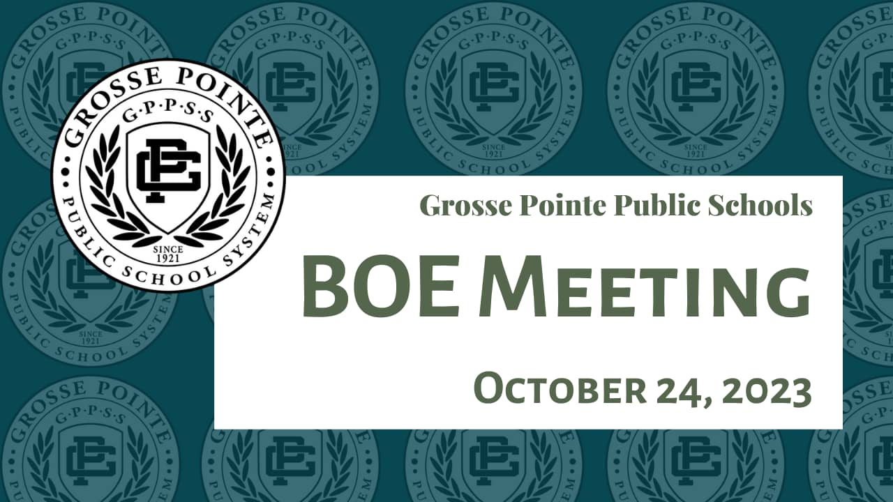 GPPSS BOE Meeting October 24, 2023 on Vimeo