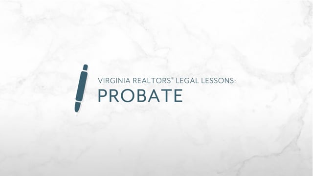 Probate – Legal Video