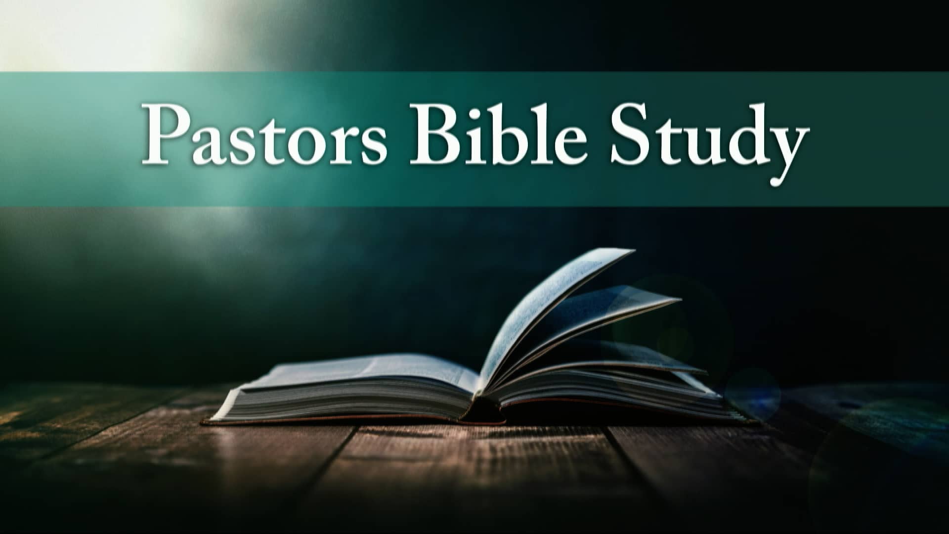 Pastor's Bible Study - October 25th on Vimeo
